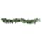 6ft. Pre-Lit Clear LED Mixed Pine & Pinecone Artificial Garland